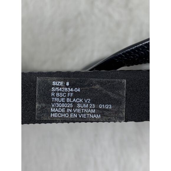 GAP Black Thong Strap Flip Flop Sandals Women's Size 8 NEW - Picture 5 of 5